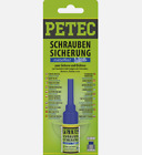 PETEC 91005 Schraubensicherung Schraubenkleber Klebstoff mittelfest blau 5g