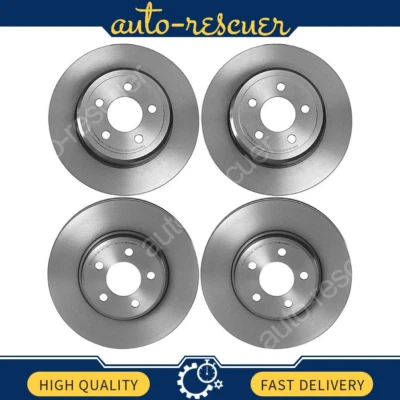 前后布雷博涂层OE制动转子套件适用于2005-2018克莱斯勒300 — 第 1/4 张图片