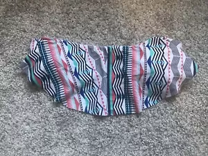 Damen Badeoberteil Größe M Boho bunt trägerlos gefüttert Mossimo weiß Bikini - Bild 1 von 6
