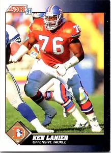 1991 Score #477 Ken Lanier - Picture 1 of 2