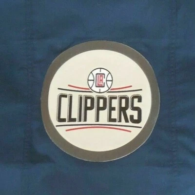 Pottery Barn NBA LA Clippers parche de chenilla almohada farsa azul marino nuevo sin etiquetas Foto 1 de 2