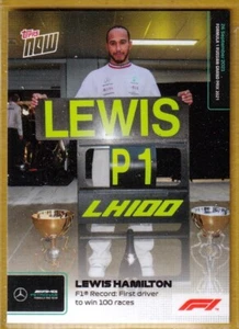 2021 Topps Now Formula 1 #55 Lewis Hamilton / F1 Record / First Win 100 Races - Picture 1 of 2