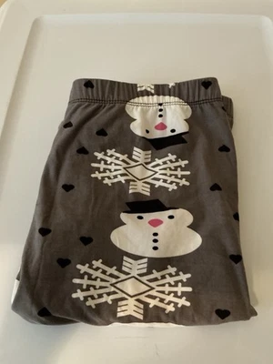 NUEVO SIN ETIQUETAS Leggings Lindos Muñeco de Nieve/Copo de Nieve Talla Grande Foto 1 de 2