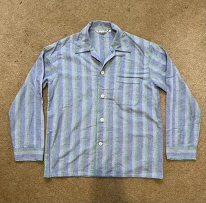 Derek Rose Mens Pyjamas Top Savile Collection Arran Brushed Cotton Medium - Picture 1 of 8