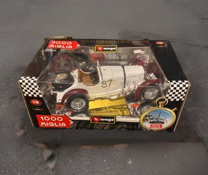 Burago 1931 Mercedes Benz SSKL 1000 Mille Miglia Metal 1:18 Diecast White race - Picture 1 of 14