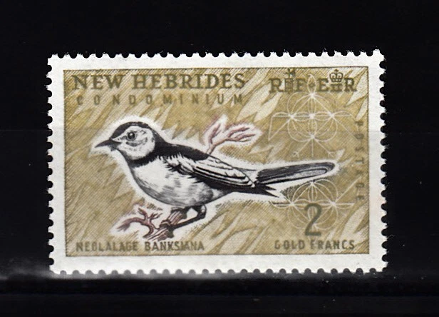 NEW HEBRIDES – 1963 “BIRD – FLYCATCHER” 1v (MUH) - image 1 of 1
