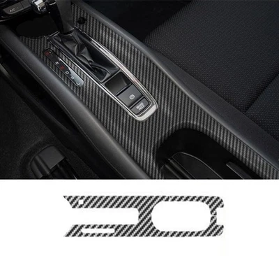 Pegatina de cambio de marchas de consola central de fibra de carbono para Honda HR-V HRV 2016-2022 Foto 1 de 3