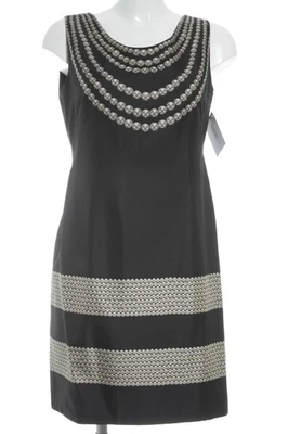 MARCHESA Cocktailkleid Damen Kleid Gr. DE 40 schwarz-graubraun-weiß Elegant - Bild 1 von 4