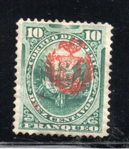 PERÚ, ESCUDO DE CHILE, 10 CTS., GUERRA DEL PACIFICO (NEA- 081) - Imagen 1 de 1
