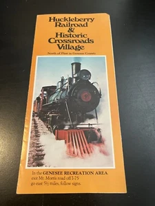 1983 Huckleberry Railroad & Crossroads Village Tourist Brochure - Picture 1 of 3