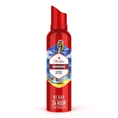 Old Spice Original Deodorant Body Perfume 24 hour Long Lasting Freshness 140 ML - image 1 of 4