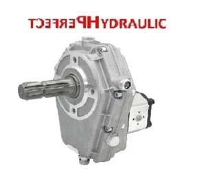 Zapfwellengetriebe Größe 3 mit Pumpe Stummel 26ccm 53 Liter Zapfwellenpumpe PTO - Picture 1 of 3