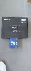 Intel Core i3-10100A Processore + Scheda Madre MSI Z490 A Pro - Foto 1 di 3