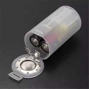 4x AA To D Cell Size Battery Holder Conversion Adapter Switcher Converter Case - Picture 1 of 11