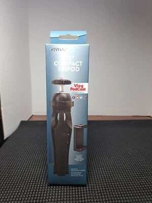 Mini Tripod Stand Mount Tabletop Adjustable Holder for Camera Smartphone Vivitar - Image 1 of 4