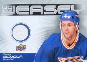 10-11 ud upper deck series one doug gilmour st louis blues game-used jersey - Picture 1 of 2