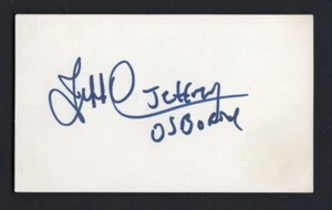 Jeffrey Osborne Autographed 3x5 Index Card - Picture 1 of 1
