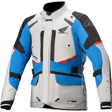HELD Motorradjacke Leder – Mit Protektoren, Für Chopper & Cruiser, Gr. 56, Blau/beige/burgund