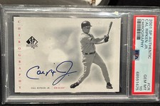 2001 Upper Deck SP Authentic Chirography Cal Ripken Jr Autograph PSA 10 Low POP!