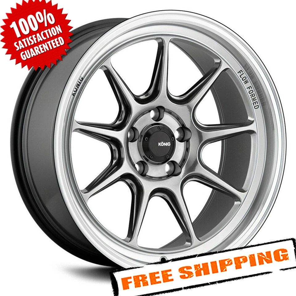 Llanta única cromada Konig COUNTERGRAM 15x9 (35, 4x100, 73,1) Foto 1 de 4
