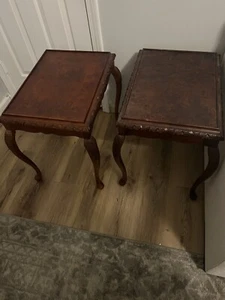 Rare Vintage Bombay Company French Provincial Style Side Tables - Pair - Picture 1 of 2