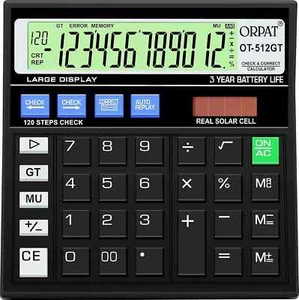 Orpat OT-512GT Calculator (Black) - Picture 1 of 3