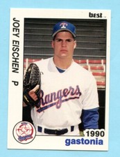 1990 Minor League Joey Eischen - Gastonia Rangers - Box 153