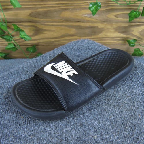 Nike Slide Ragazzo Y 6 Sandalo Medio Nero Sintetico Slip On