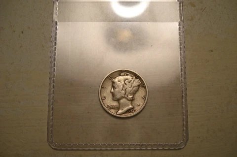 1937-S Mercury dime (E4) Cover