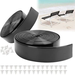 Vinyl Straps for Patio Chairs Repair 2 Pack 2" Wide x 20ft Long Replacement S... - Picture 1 of 8