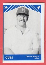 1983 TCMA Minor League # 6 Dennis Brogna - Midland Cubs