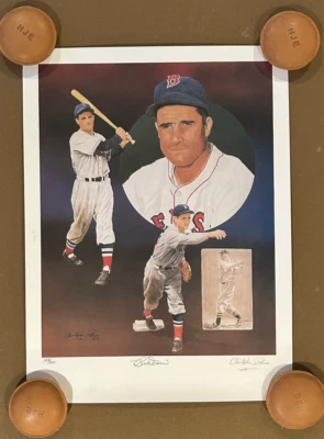 Signed Bobby Doerr 18x24 Christopher Paluso Litho Limited Edition #358 of 500 - Image 1 of 4