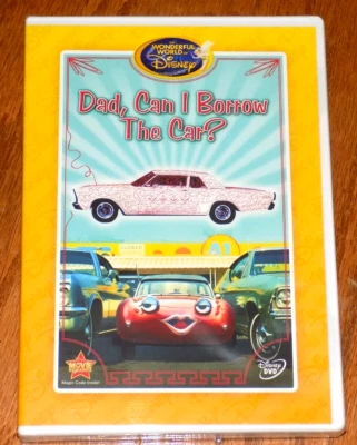 DAD, CAN I BORROW THE CAR?  Wonderful World of DISNEY Kurt Russell DMC DVD NEW - Image 1 of 2