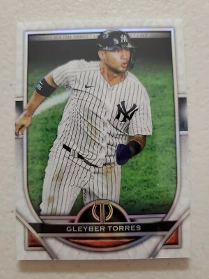 Gleyber Torres 2021 Topps Tribute Baseball Card #27 New York Yankees - Image 1 of 2