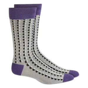 Alfani Men's Alfatech Shaded Circle Dot Socks Size 7-12 (2 Pairs) Same Day Ship - Picture 1 of 1