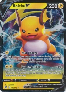 Holo Raichu V 045/172 Ultra Rare Brilliant Stars Pokemon TCG - Picture 1 of 1