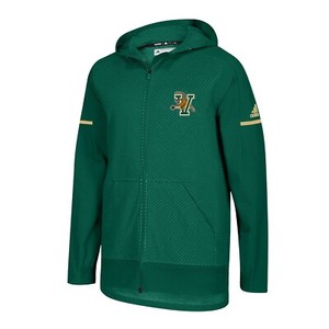 Vermont Catamounts NCAA Adidas Men's 2018 Sideline Dark Green Squad Jacket