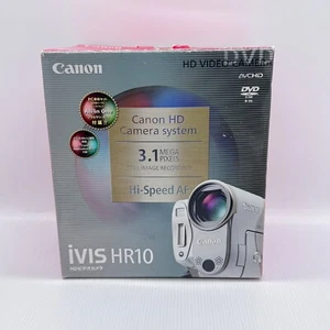 Canon iVIS HR10 Full HD Video Camera Camcorder Mini DVD-RW Japanese NTSC - Foto 1 di 23