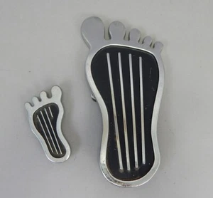 Vintage hot rat street rod Cal Custom Japan foot gas clutch pedal cover - Picture 1 of 3