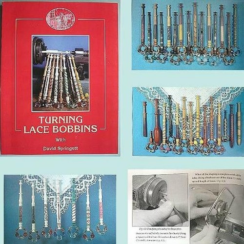 "Turning Lace Bobbins" by David Springett * Outstanding Guide to Lathe