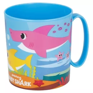 New Design Pinkfong Baby Shark Character Mug 350ML Plastic Cup Microwave Safe - Picture 1 of 4