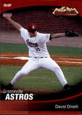 2008 Greeneville Astros Choice #10 David Dinelli Folsom California Baseball Card