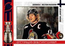 2003-04 Pacific Quest for the Cup Blue #72 Daniel Alfredsson