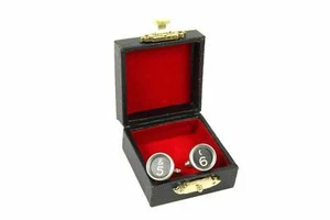 WUNSCHZAHL Manschettenknöpfe Schreibmaschinentasten Miniblings Zahl schwarz 3+? - Picture 1 of 5