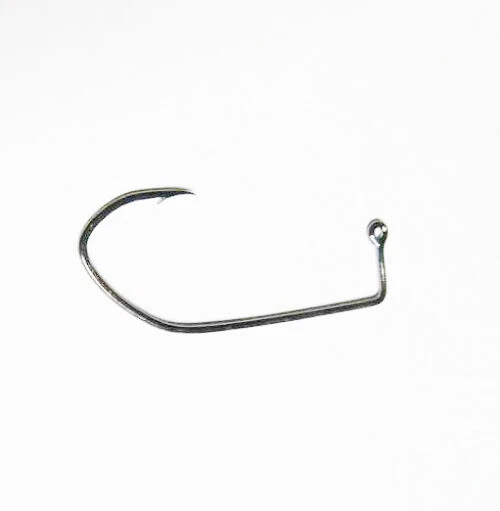 EAGLE CLAW LiL NASTY 90° SICKLE JIG HOOK PLATINUM BLACK SIZE 1/0 - 1000pk 500BPM - Image 1 of 1
