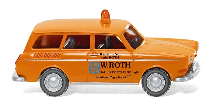 WIKING, VOLKSWAGEN 1600 Variant W.Roth, échelle 1/87, WIK004201 - Photo 1/1