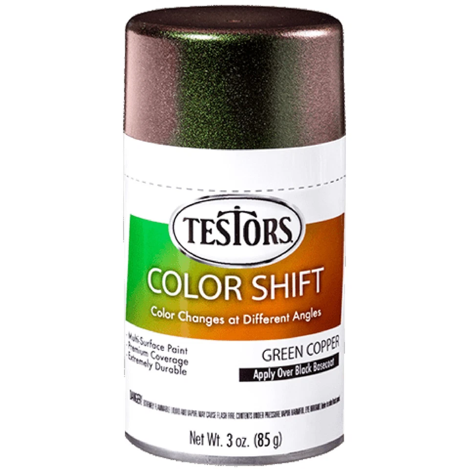 Pintura para automóvil Testor Corp. 3 oz Testors Colorshift verde cobre TES340911 Foto 1 de 1