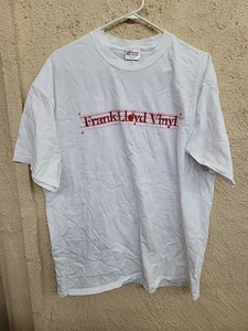 Camiseta De Colección 2000 Hanes Peso Pesado XL 46-48" Cuello Redondo S.S. Frank Lloyd Vinilo - Imagen 1 de 7