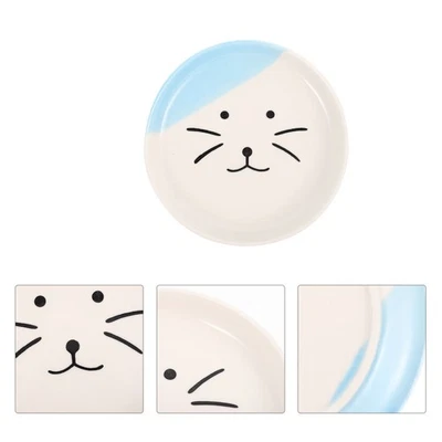  Katzen Futterteller Lebensmittelschale Für Keramikkatze Schüssel - Bild 1 von 4