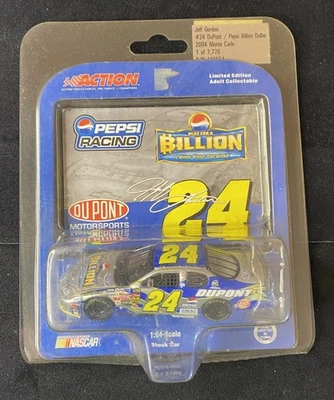 Acción 1/64 2004 NASCAR #24 Jeff Gordon Pepsi Mil millones de dólares envío gratuito Foto 1 de 3